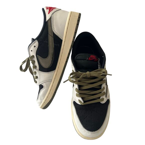 Jordan 1 Retro Low OG SP Travis Scott Olive DZ4137-106 Size 11 Men Cactus Jack main image 5
